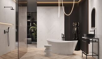 LAMIA COLOR GRAPHITE STR SATIN RECT 29X89 - 2