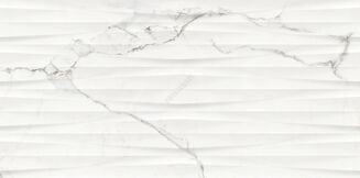 GINEVRA WHITE STRUCTURE GLOSSY RECT 29,8X59,8 G1 - 2