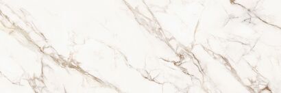 CALACATTA FEVER WHITE GLOSSY RECT 39,8X119,8