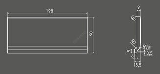 TAURUS GRANIT TSPF6069 20X8 COKÓŁ Z ROWKIEM - 2
