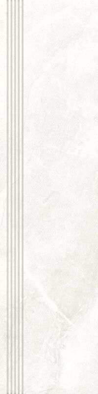 TIOGA TG 01 BIAŁY STOPNICA FREZOWANA NATURA 30X120