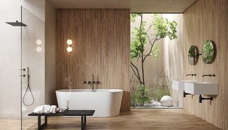 ALMERA WOOD BEIGE STRUCTURE MATT RECT 39,8X119,8 - 3