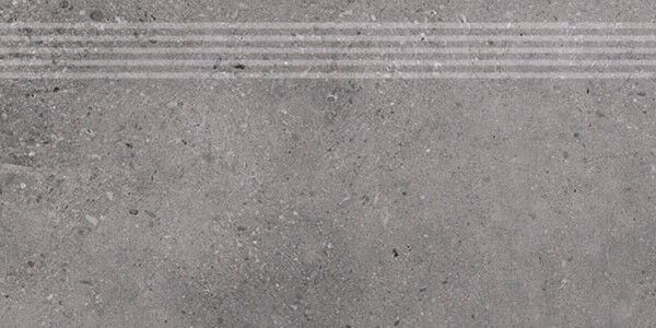 GEOTEC CIEMNOSZARY GT 13 LAPPATO STOPNICA FREZOWANA 30x60