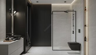 ALMERA COLOR GRAPHITE STR SATIN RECT 39,8X119,8 - 4