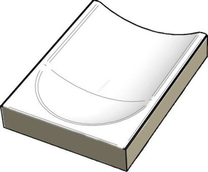 POOL XPE58023 ODWODNIENIE LINIOWE ZAKOŃCZENIE 15x19,7x3,5