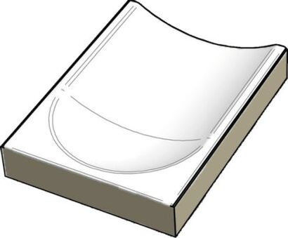 POOL XPE58023 ODWODNIENIE LINIOWE ZAKOŃCZENIE 15x19,7x3,5