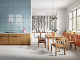 PŁYTKA ŚCIENNA PASTEL KOBALTOWY MAT by M. Konopacka 20X20 Ig - 3