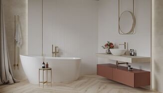 GRAND WOOD NATURAL CREAM  MATT RECT 19,8X119,8 - 11