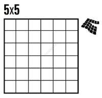 COLOR TWO GDM05052 MOZAIKA BIAŁA POŁYSK 5x5 - 2