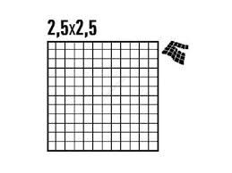 COLOR TWO GDM02150 RAL0607050 MOZAIKA MATOWA 2,5x2,5 - 2