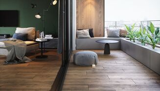 GRAND WOOD RUSTIC BROWN MATT RECT 19,8X119,8 - 9