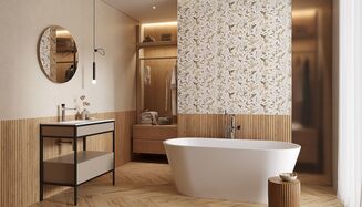 TELLARO WOOD BEIGE STR MATT RECT 29X89 - 12