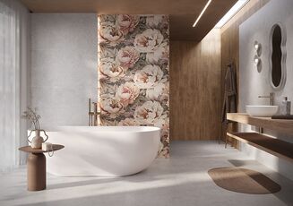 MUSSA LIGHT GREY MATT RECT 59,8X119,8 - 2