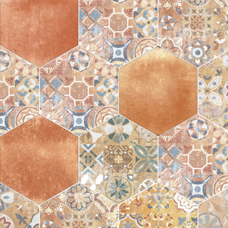 FLAMENCO HEKSAGON L-LCP-FLM06 GRES 28X33 - 3