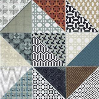 DECO DAK4H659 GRES SZKLIWIONY PATCHWORK 45x45 - 3