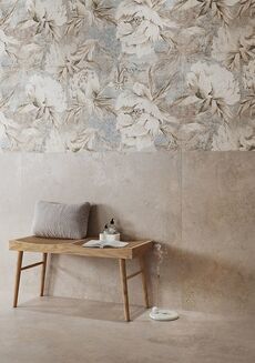 AIORA FLOWERS DECOR BEIGE MATT RECT 59,8X119,8 - 4