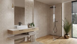 SENSUELLA BEIGE PATTERN SATIN RECT 29,8X59,8 G1 - 4