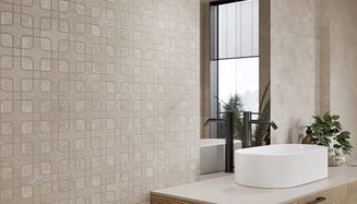 SENSUELLA BEIGE PATTERN SATIN RECT 29,8X59,8 G1 - 5