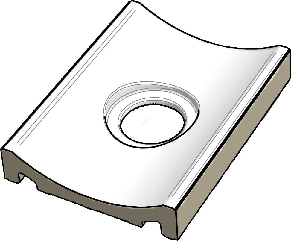 POOL XPD58023 ODWODNIENIE LINIOWE Z OTWOREM 15x19,7x3,5