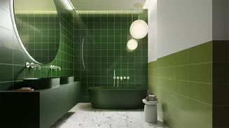 PŁYTKA ŚCIENNA PASTEL OLIWKOWY MAT 20X20 Ig - 9