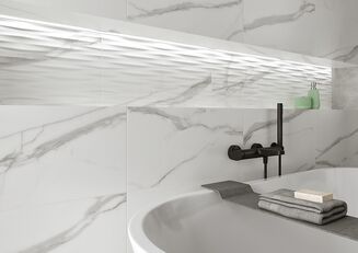 RUNWAY WHITE SATIN RECT 29,8X59,8 G1 - 7