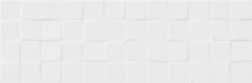 WHITE GLOSSY STRUCTURE CUBES 20X60 G1