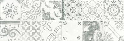 MAJOLIKA WARVE147 SZARA PATCHWORK 20x60