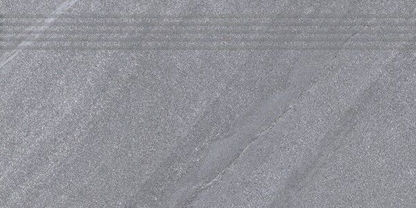 STONEHENGE SZARY SH 12 LAPPATO MAT STOPNICA  30X60