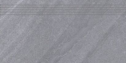 STONEHENGE SZARY SH 12 LAPPATO MAT STOPNICA  30X60