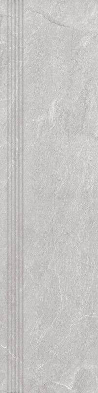 TIOGA TG 12 SZARY LAPPATO STOPNICA FREZOWANA 30X120