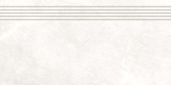 TIOGA TG 01 BIAŁY NATURA STOPNICA FREZOWANA 30x60