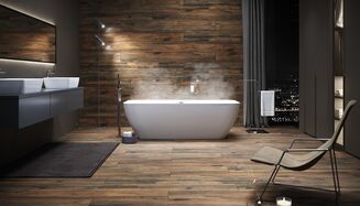 GRAND WOOD RUSTIC MOCCA MATT RECT 19,8X119,8 - 3