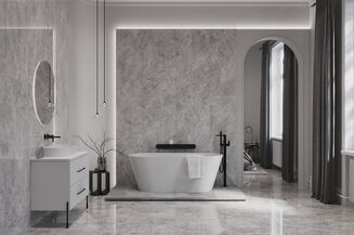 MORONI GREY POLISHED RECT 60X120 - 6