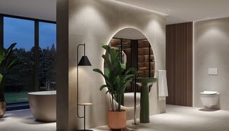 POWER BEIGE TERAZZO SATIN RECT 39,8X119,8 - 8