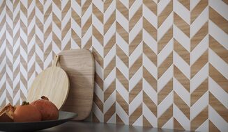 MOZAIKA LOVE YOU WHITE HALF MOSAIC SATIN 29X29 Promocja - 3