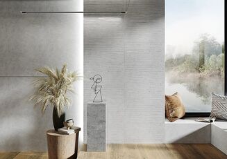 VIDAL GREY STRUCTURE SATIN RECT 29,8x59,8 - 3