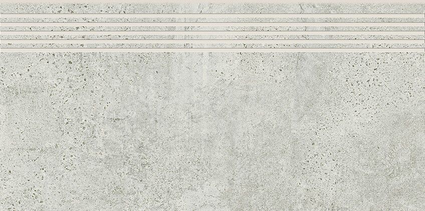 NEWSTONE LIGHT GREY STEPTREAD STOPNICA FREZOWANA 29,8x59,8 
